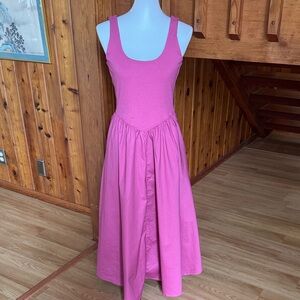 And Now This NWT size Medium M Sleeveless Midi Dress in Rose mauve  Pink